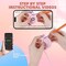 Crochet Kit for Beginners, Learn to Crochet, Include Easy Knitting Soft Yarn, Step-by-Step Video Tutorial, Hook, Holiday Birthday Gift for Adults (Pink Seal& Blue Seal)